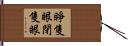 睜隻眼閉隻眼 Hand Scroll