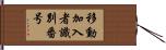 移動加入者識別番号 Hand Scroll