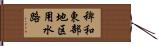 稗和東部地区用水路 Hand Scroll