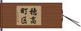 穂高町区 Hand Scroll
