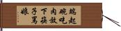 端起碗吃肉，放下筷子罵娘 Hand Scroll