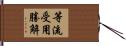 等流受用勝解 Hand Scroll