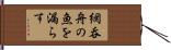 網呑舟の魚を漏らす Hand Scroll