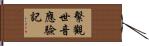 繫觀世音應驗記 Hand Scroll