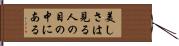 Beauty is in the eyes of the beholder Hand Scroll