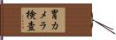 胃カメラ検査 Hand Scroll