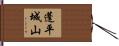 蓬平城山 Hand Scroll