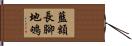 藍額長腳地鴝 Hand Scroll