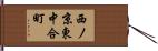 西ノ京東中合町 Hand Scroll