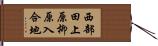 西部田上原柳原入合地 Hand Scroll