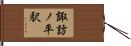 諏訪ノ平駅 Hand Scroll