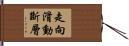 走向滑動斷層 Hand Scroll