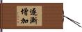 逐漸增加 Hand Scroll