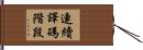 連續譯碼階段 Hand Scroll