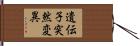遺伝子突然変異 Hand Scroll