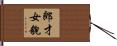 郎才女貌 Hand Scroll