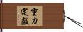 重力定数 Hand Scroll