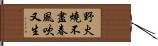 野火燒不盡，春風吹又生 Hand Scroll
