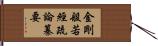 金剛般若經疏論纂要 Hand Scroll