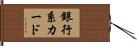 銀行系カード Hand Scroll