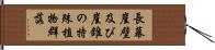 長幕崖壁及び崖錐の特殊植物群落 Hand Scroll