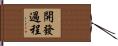 開發過程 Hand Scroll