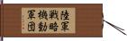 陸軍戦略機動軍団 Hand Scroll