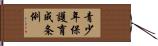 青少年保護育成条例 Hand Scroll