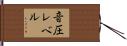 音圧レベル Hand Scroll
