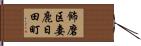 飾磨区妻鹿日田町 Hand Scroll