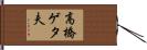 高橋ゲタ夫 Hand Scroll