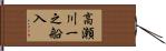 高瀬川一之船入 Hand Scroll