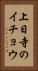 上日寺のイチョウ Vertical Portrait