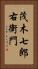 茂木七郎右衛門 Vertical Portrait
