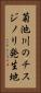 菊池川のチスジノリ発生地 Vertical Portrait