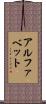 アルファベット Scroll