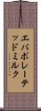 エバポレーテッド・ミルク Scroll