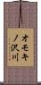 オモキノ沢川 Scroll