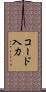 コード入力 Scroll