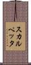スカルペッタ Scroll