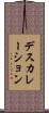 デスカレーション Scroll