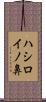 ハシロイノ鼻 Scroll