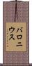 バロニウス Scroll