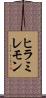 ヒラミレモン Scroll