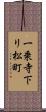 一乗寺下リ松町 Scroll