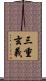 三重玄義 Scroll