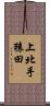 上北手猿田 Scroll