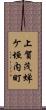 上賀茂蝉ケ垣内町 Scroll