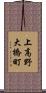 上高野大橋町 Scroll