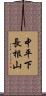 中平下長根山 Scroll